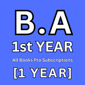 BA 1st year books